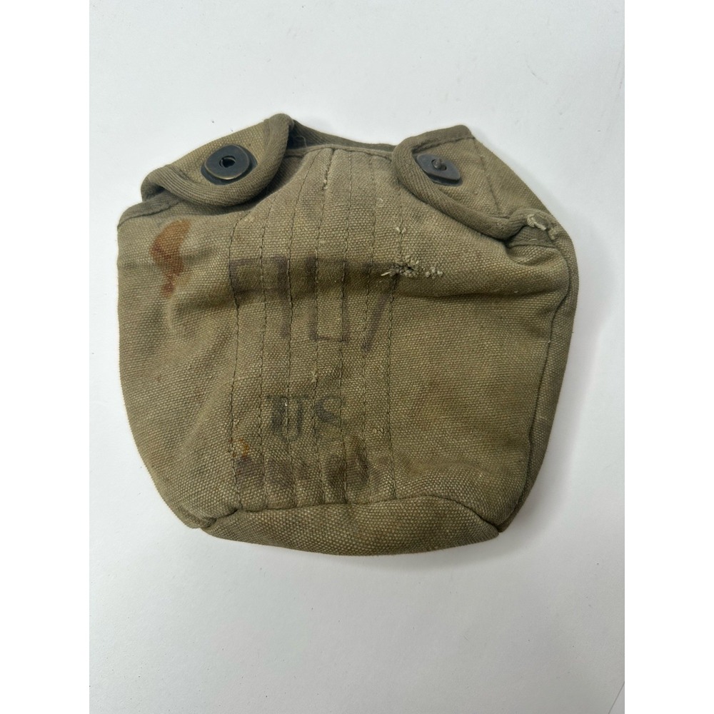 WW2 US Reinforced Canteen Cover WWII Airborne Rare B15M Made In Japan